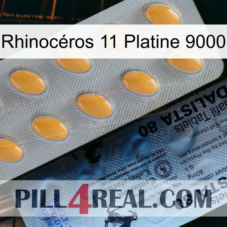 Rhinocéros 11 Platine 9000 44